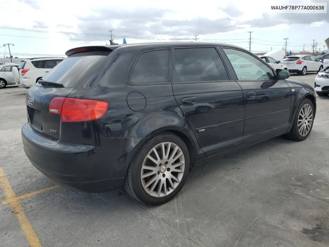 2007 Audi A3 2 VIN: WAUHF78P77A000638 Lot: 56936695