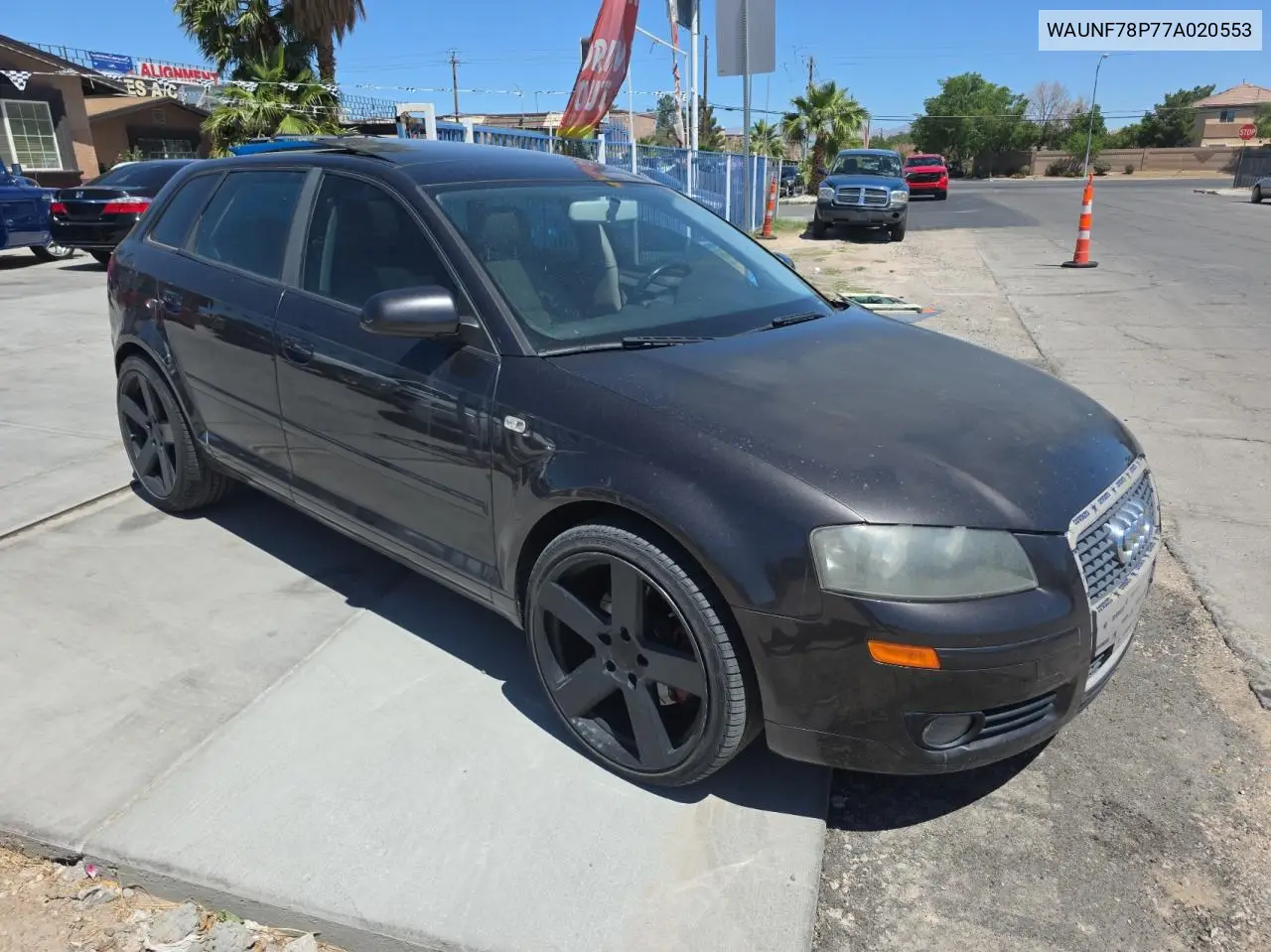 2007 Audi A3 2.0 Premium VIN: WAUNF78P77A020553 Lot: 57468975