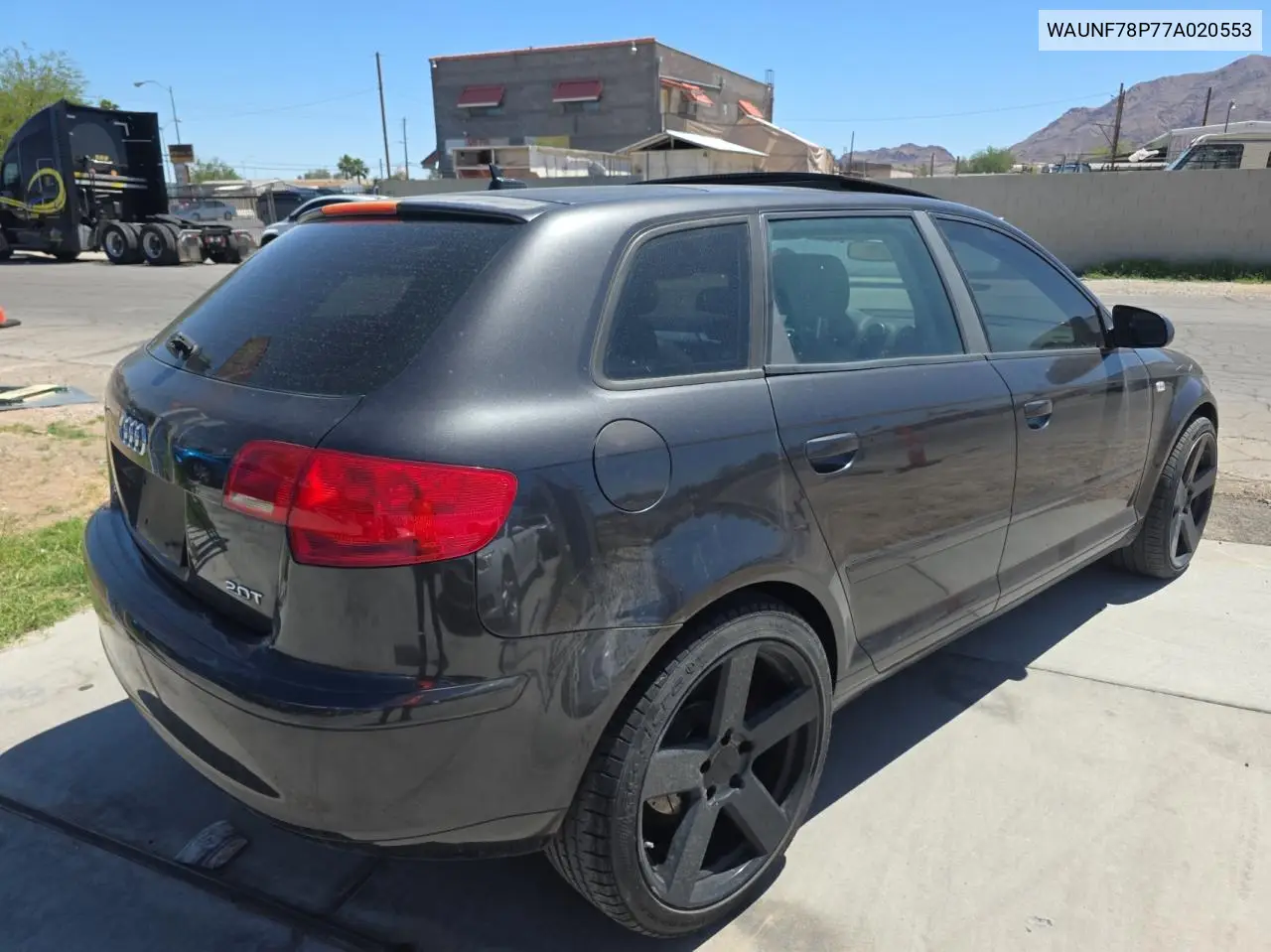 2007 Audi A3 2.0 Premium VIN: WAUNF78P77A020553 Lot: 57468975