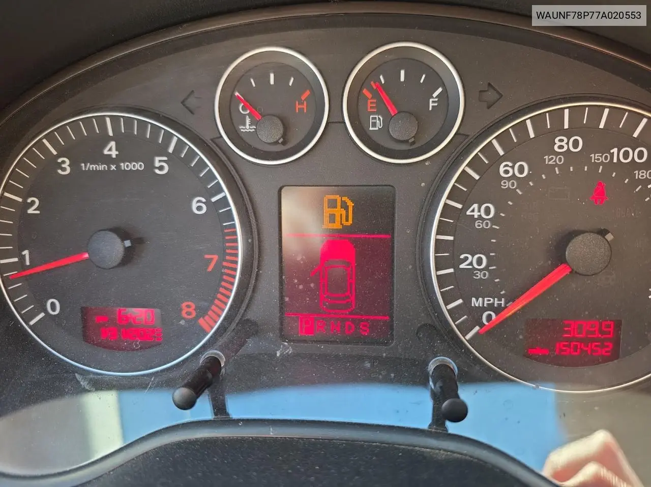 2007 Audi A3 2.0 Premium VIN: WAUNF78P77A020553 Lot: 57468975