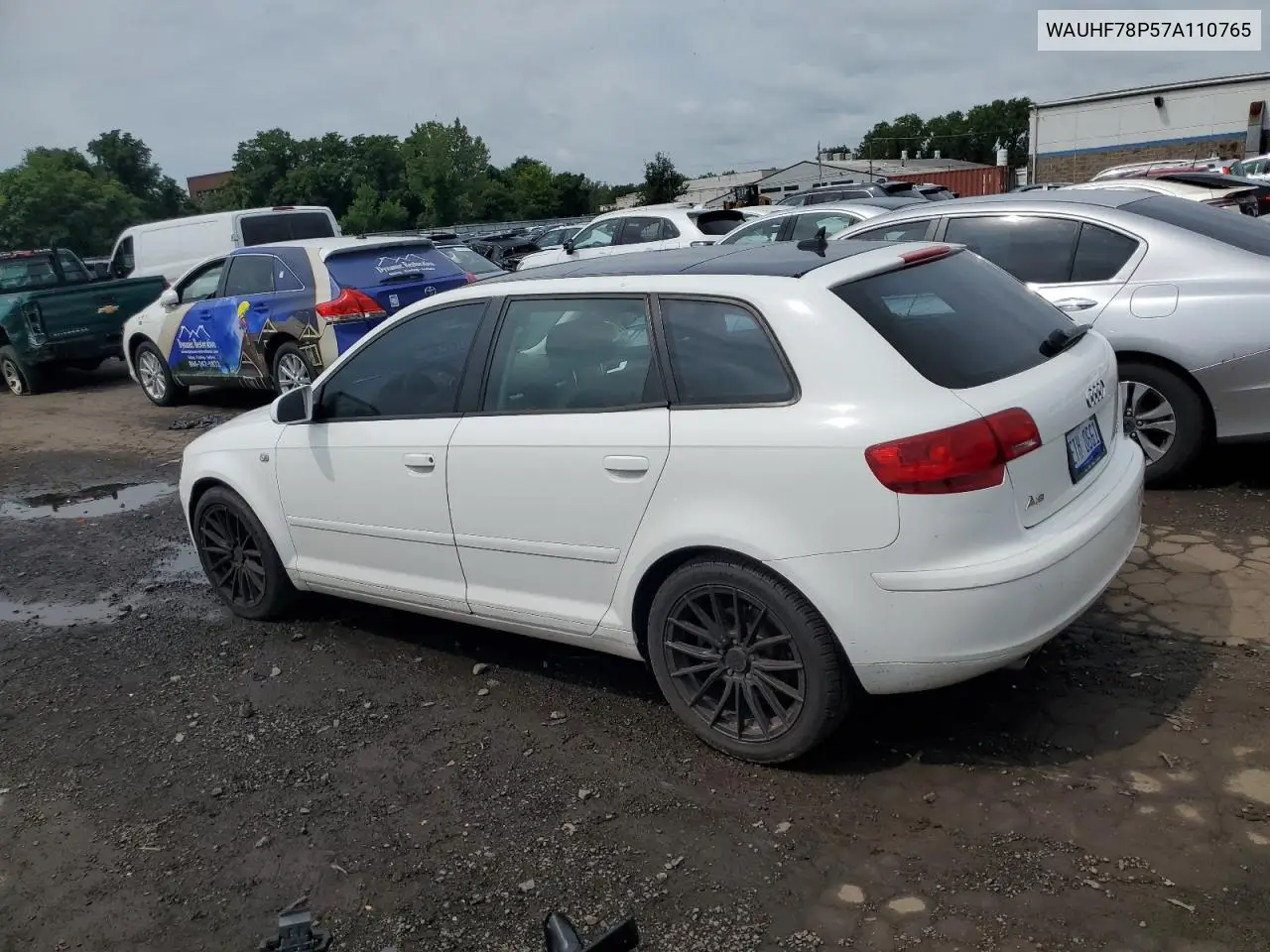 2007 Audi A3 2 VIN: WAUHF78P57A110765 Lot: 58818675