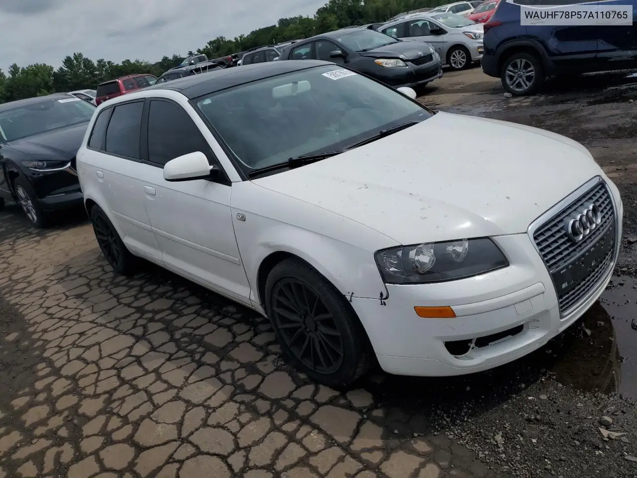 2007 Audi A3 2 VIN: WAUHF78P57A110765 Lot: 58818675
