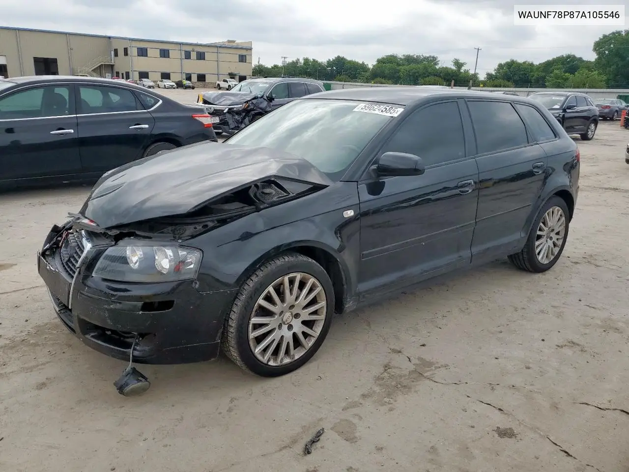 2007 Audi A3 2.0 Premium VIN: WAUNF78P87A105546 Lot: 59624585