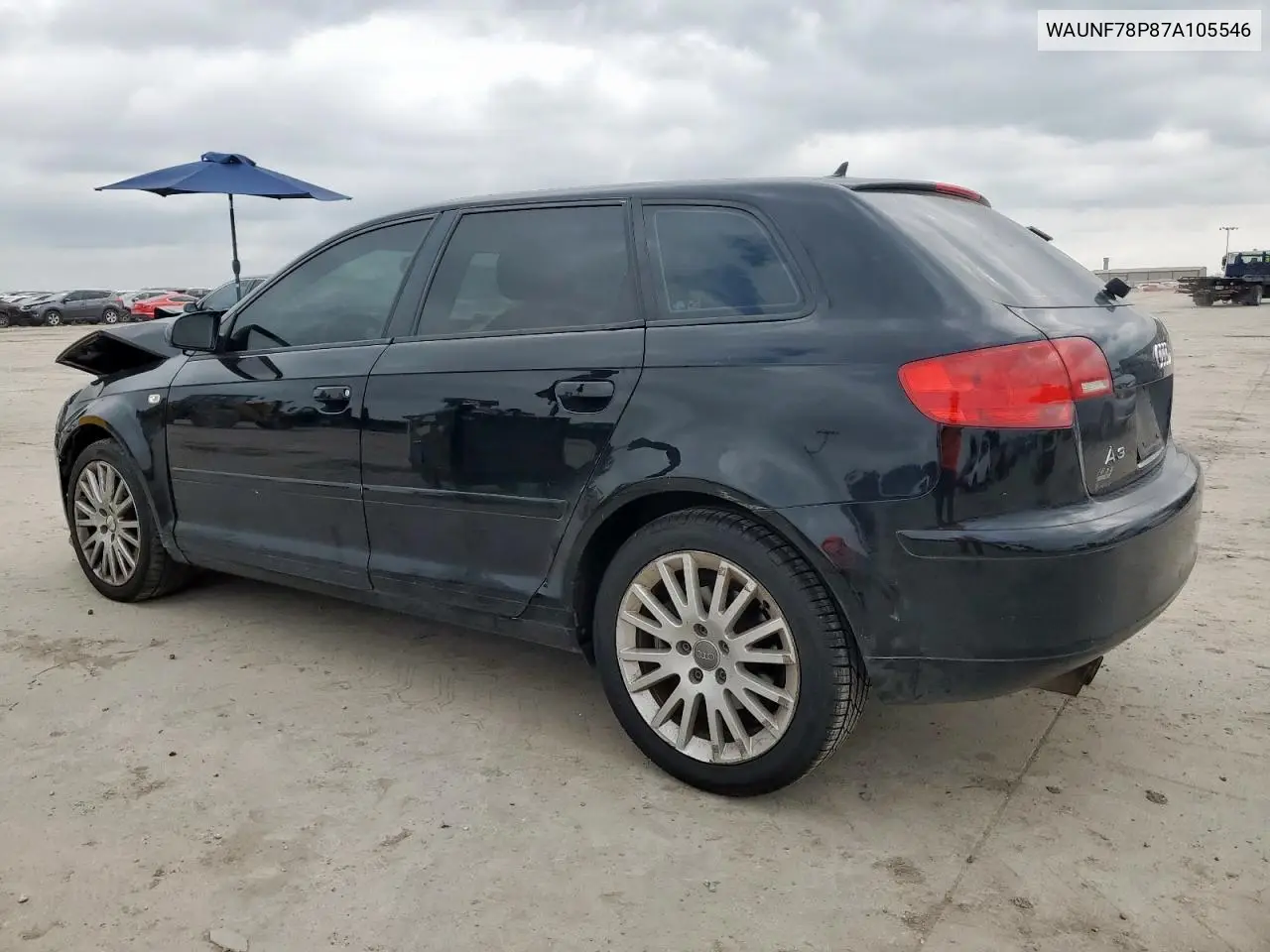 2007 Audi A3 2.0 Premium VIN: WAUNF78P87A105546 Lot: 59624585
