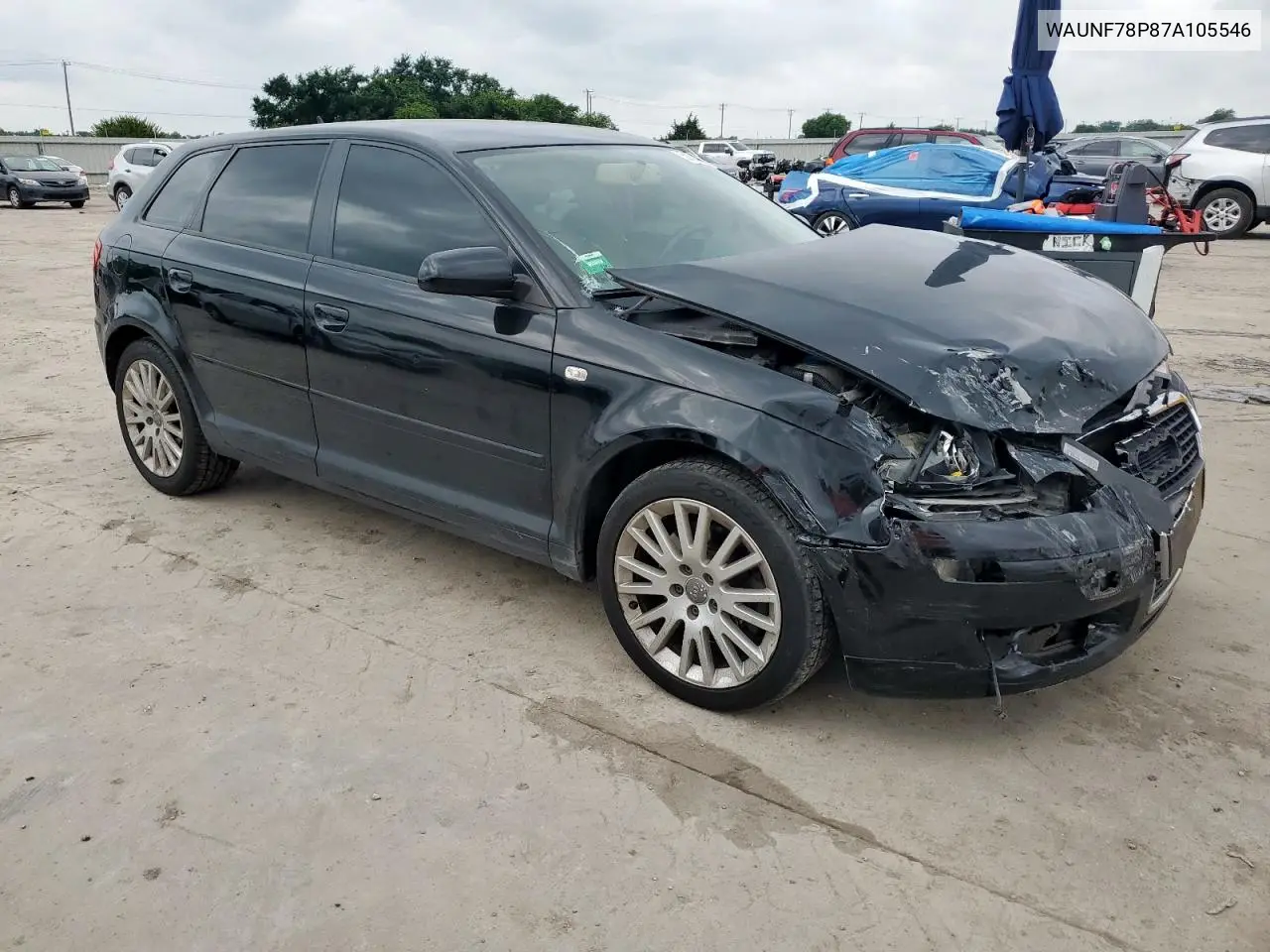 2007 Audi A3 2.0 Premium VIN: WAUNF78P87A105546 Lot: 59624585