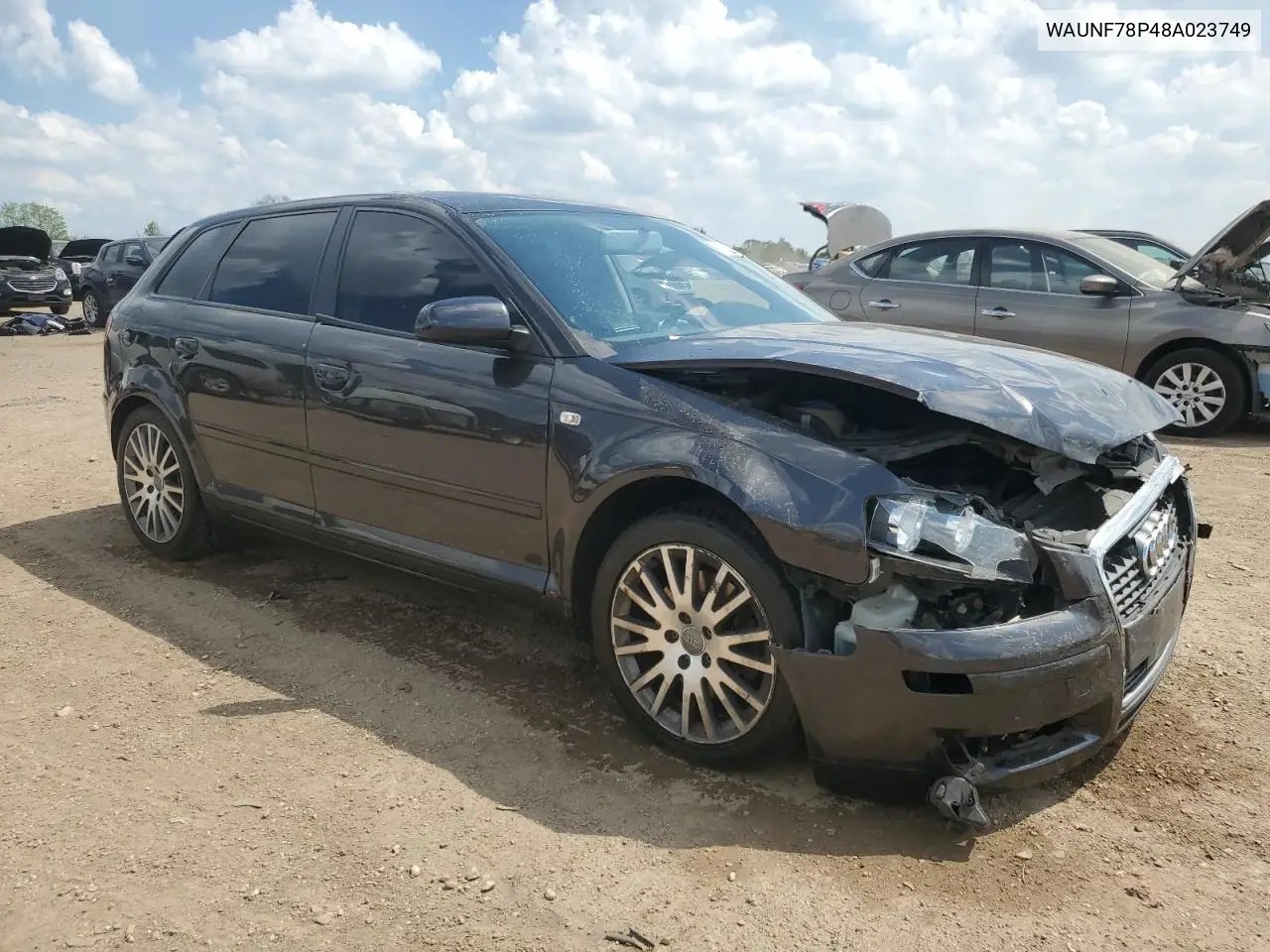 2008 Audi A3 2.0 Premium VIN: WAUNF78P48A023749 Lot: 57071525