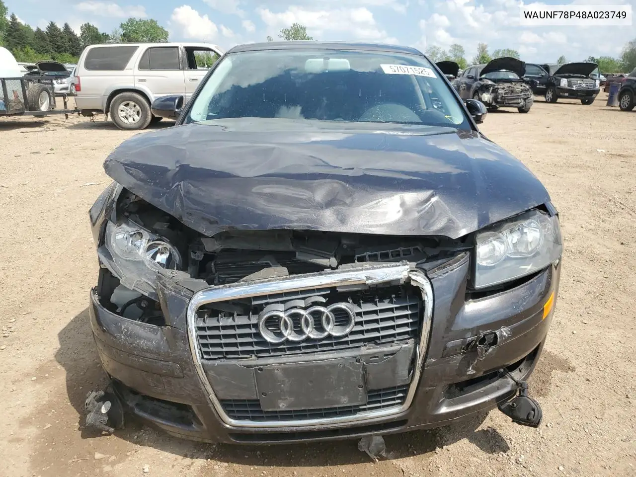 2008 Audi A3 2.0 Premium VIN: WAUNF78P48A023749 Lot: 57071525