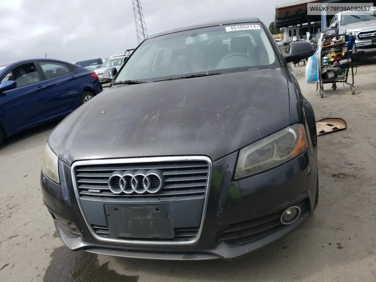 2009 Audi A3 2.0T Quattro VIN: WAUKF78P39A080657 Lot: 45105274