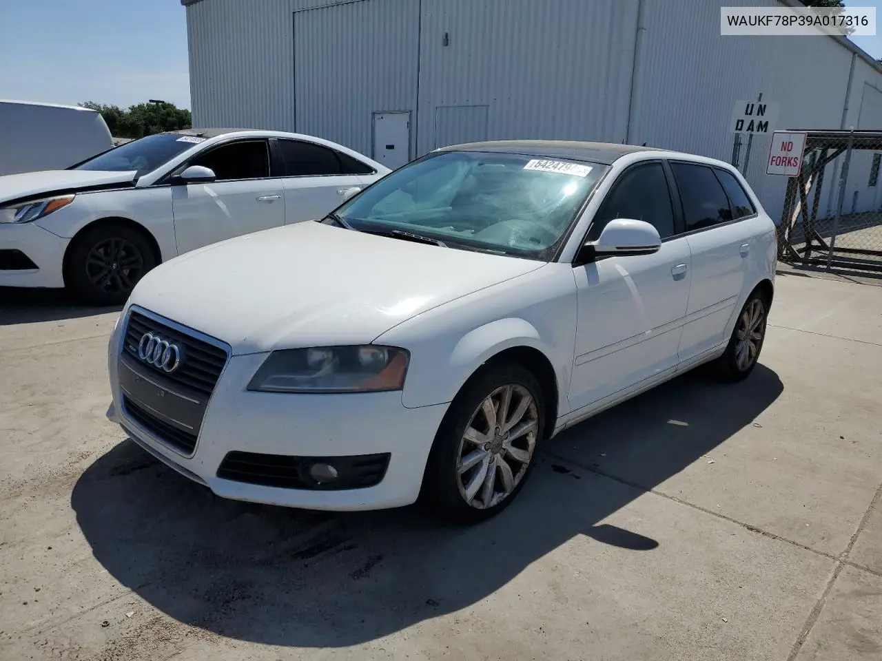 2009 Audi A3 2.0T Quattro VIN: WAUKF78P39A017316 Lot: 54247945