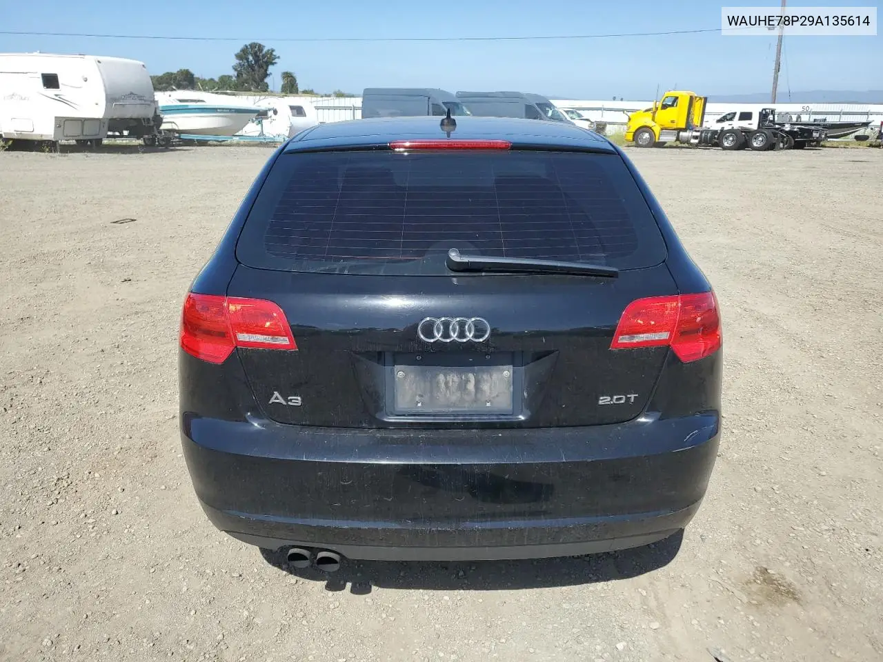 2009 Audi A3 2.0T VIN: WAUHE78P29A135614 Lot: 56368785