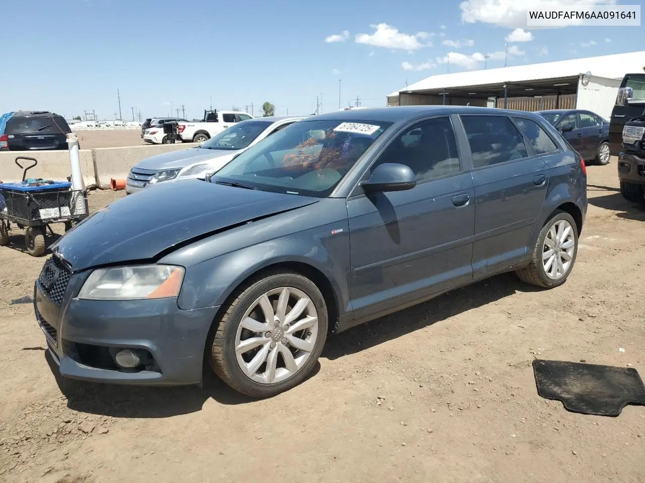 2010 Audi A3 Premium VIN: WAUDFAFM6AA091641 Lot: 57064725