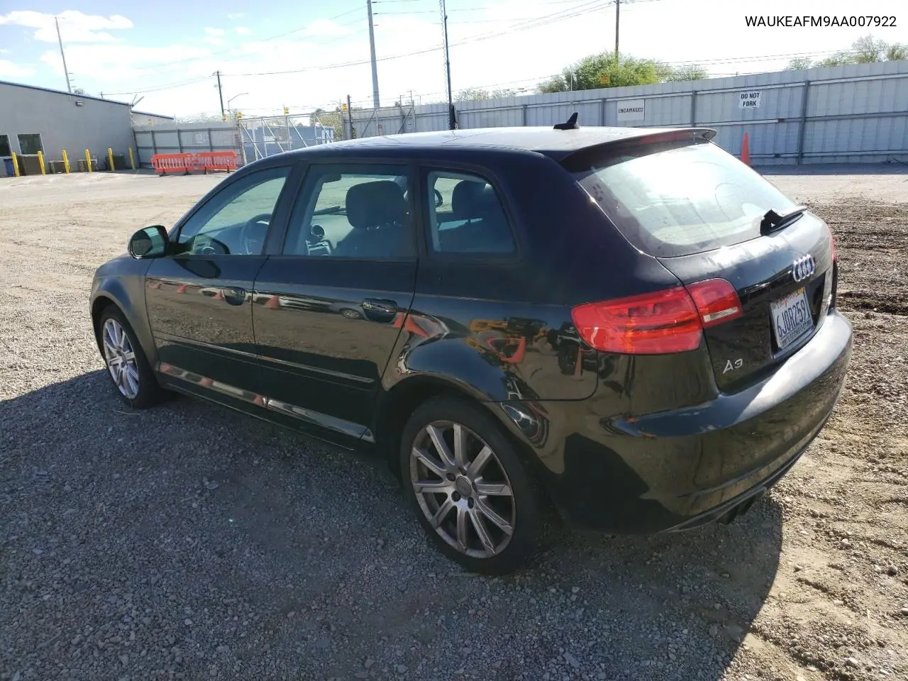 2010 Audi A3 Premium Plus VIN: WAUKEAFM9AA007922 Lot: 57359855