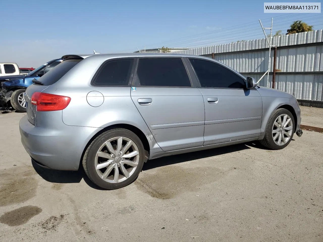 2010 Audi A3 Premium VIN: WAUBEBFM8AA113171 Lot: 77780924