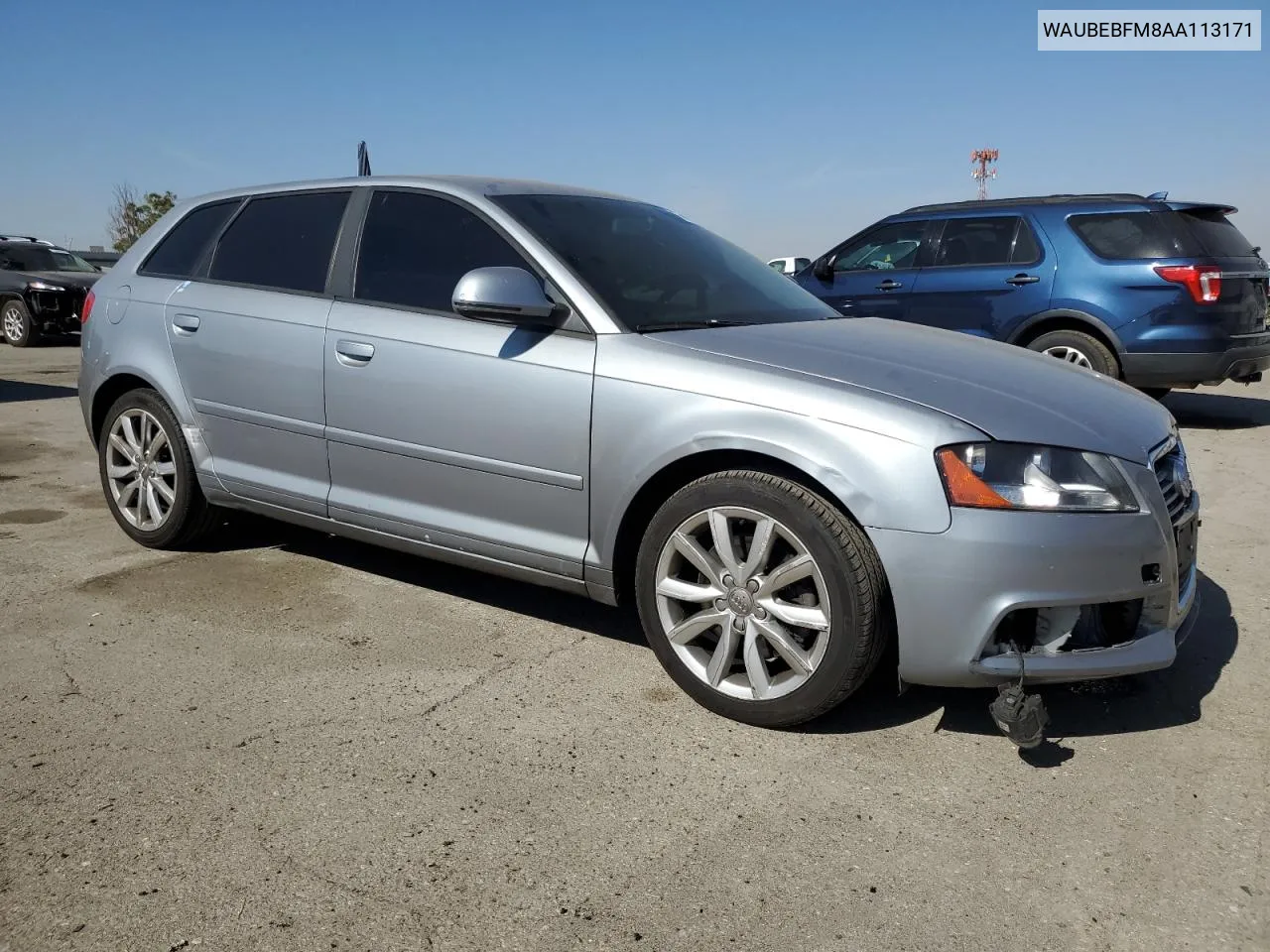 2010 Audi A3 Premium VIN: WAUBEBFM8AA113171 Lot: 77780924