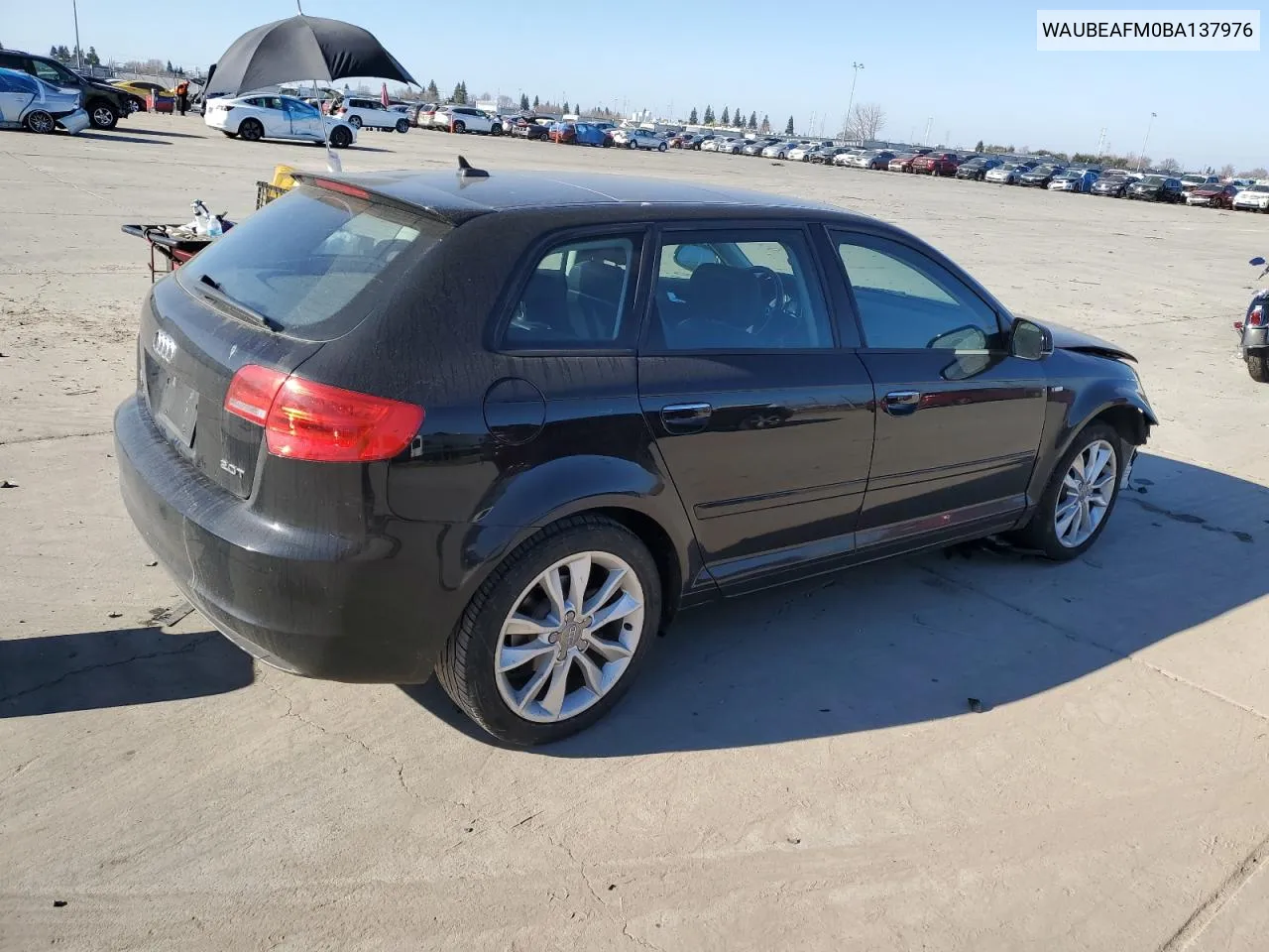 2011 Audi A3 Premium VIN: WAUBEAFM0BA137976 Lot: 44078675