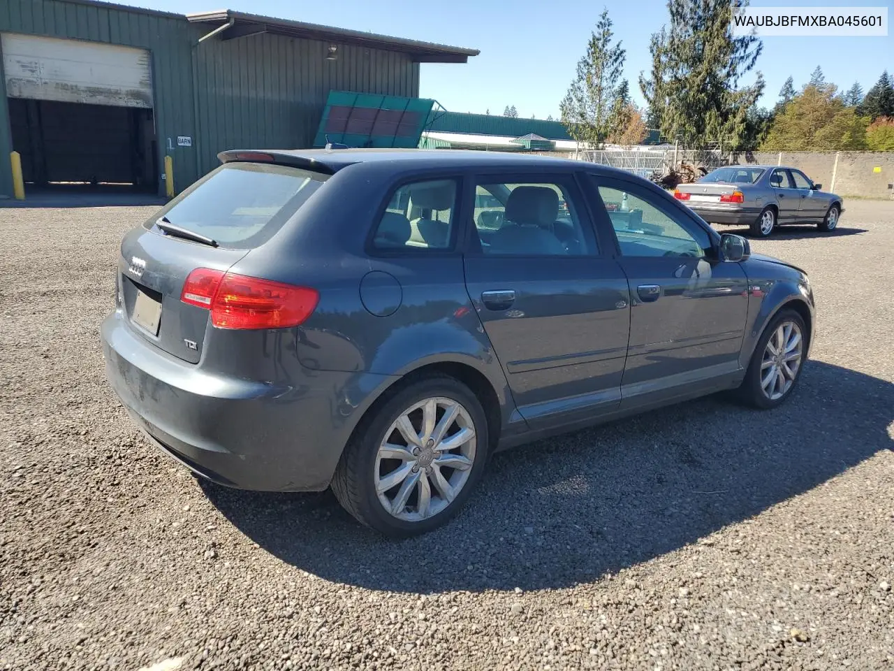 2011 Audi A3 Premium VIN: WAUBJBFMXBA045601 Lot: 53726665