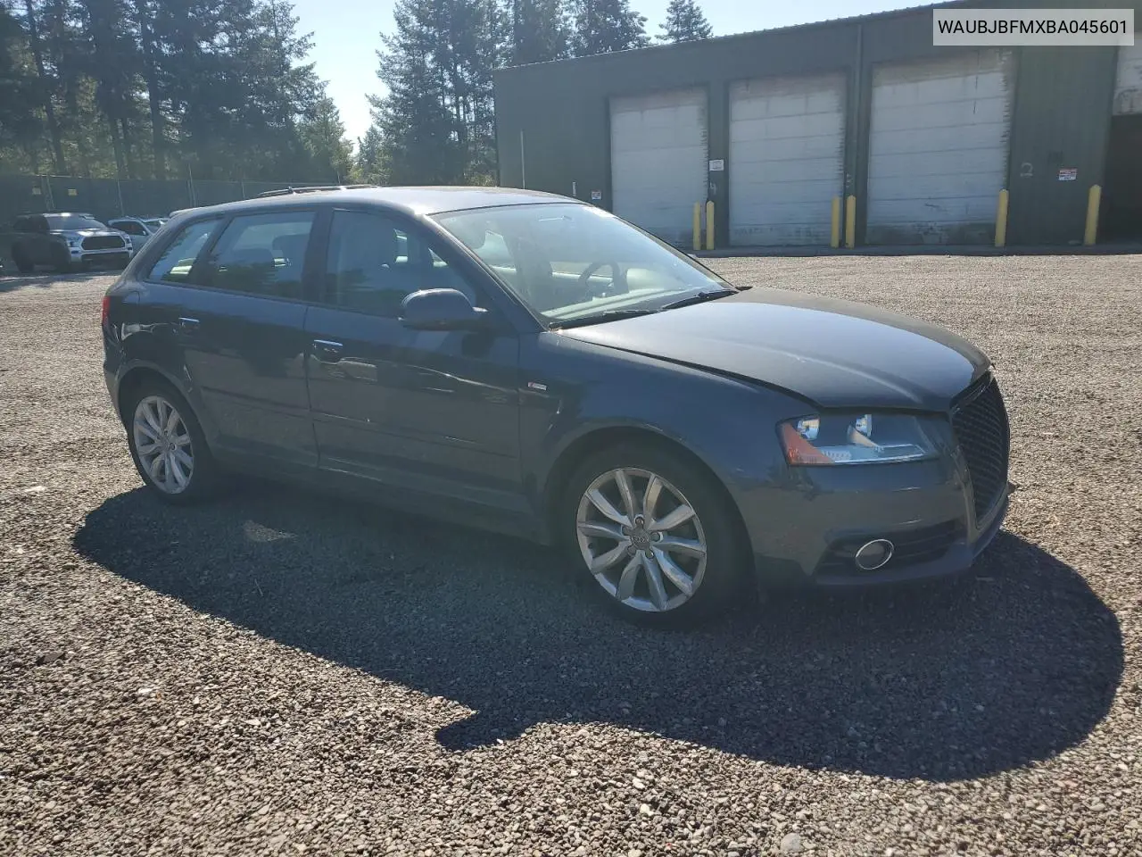 2011 Audi A3 Premium VIN: WAUBJBFMXBA045601 Lot: 53726665
