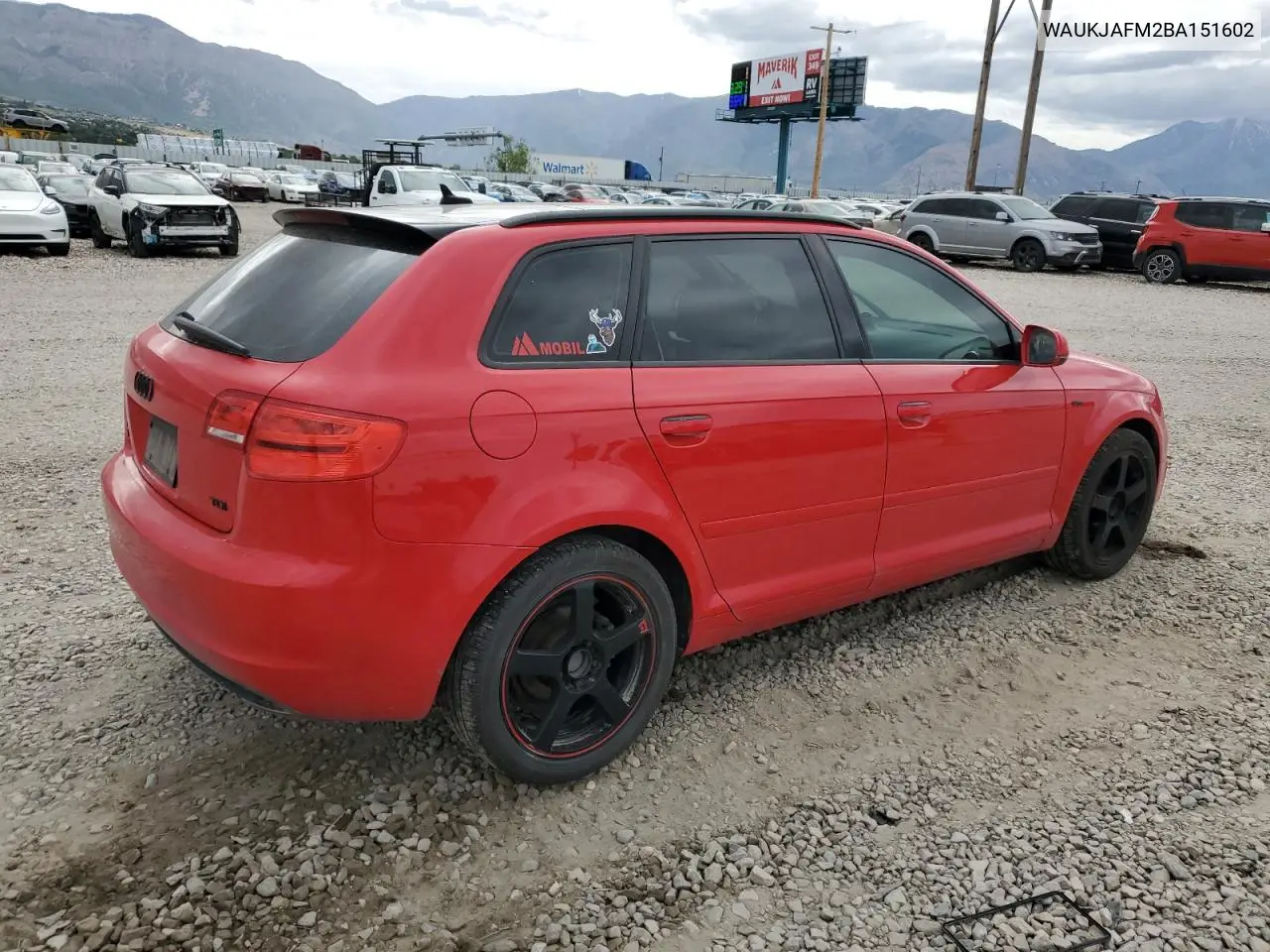 2011 Audi A3 Premium Plus VIN: WAUKJAFM2BA151602 Lot: 56707445