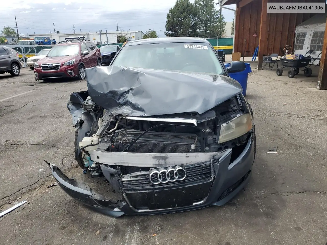 2011 Audi A3 Premium VIN: WAUBJAFM9BA041906 Lot: 57243035