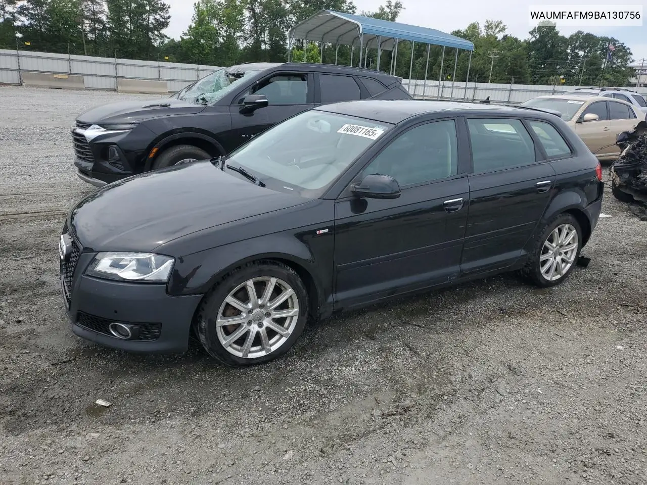 2011 Audi A3 Premium Plus VIN: WAUMFAFM9BA130756 Lot: 60081165
