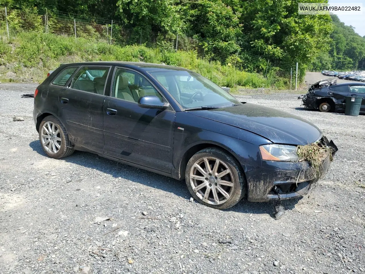 2011 Audi A3 Premium Plus VIN: WAUKJAFM9BA022482 Lot: 60650055
