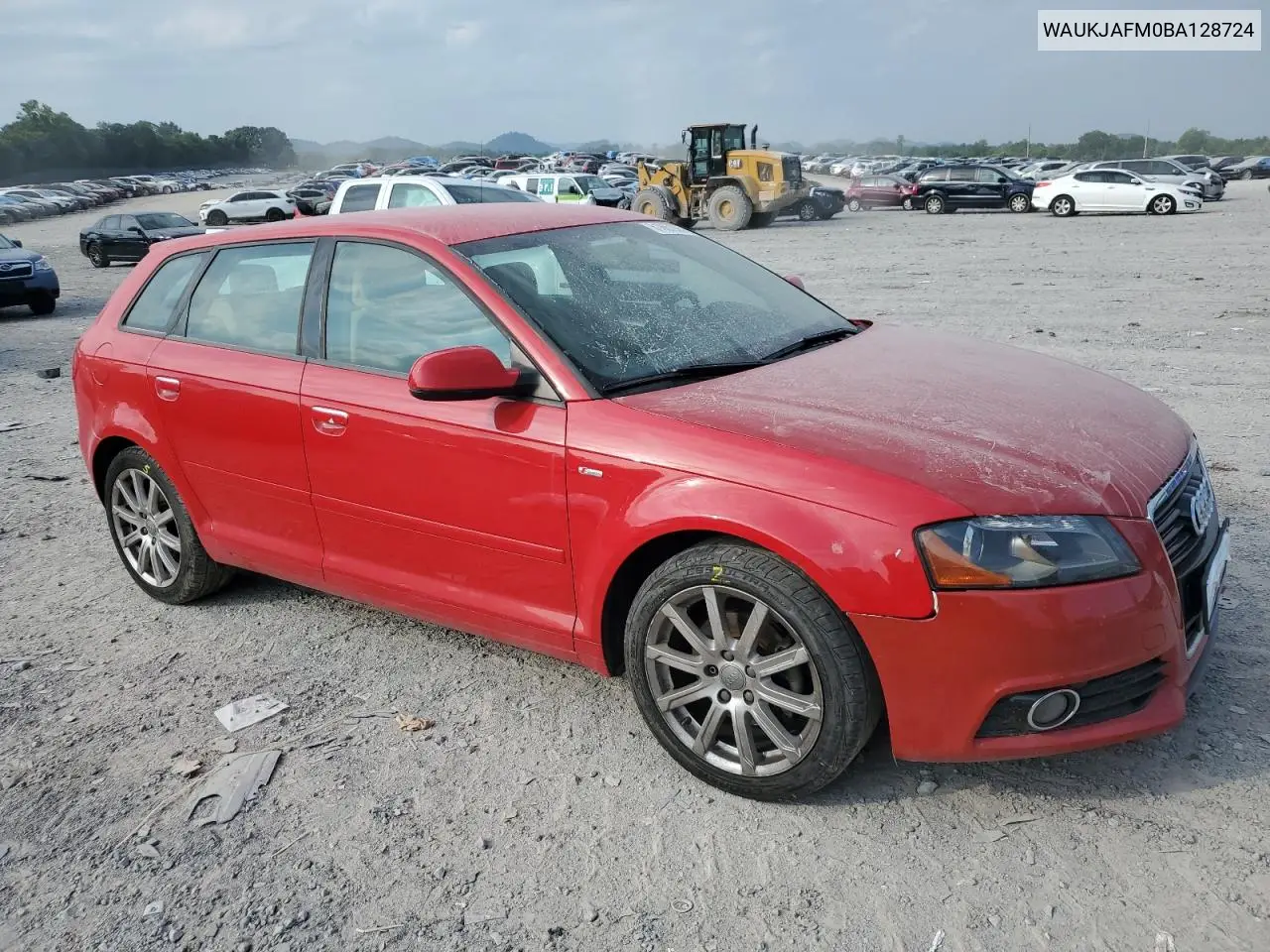 2011 Audi A3 Premium Plus VIN: WAUKJAFM0BA128724 Lot: 61687965