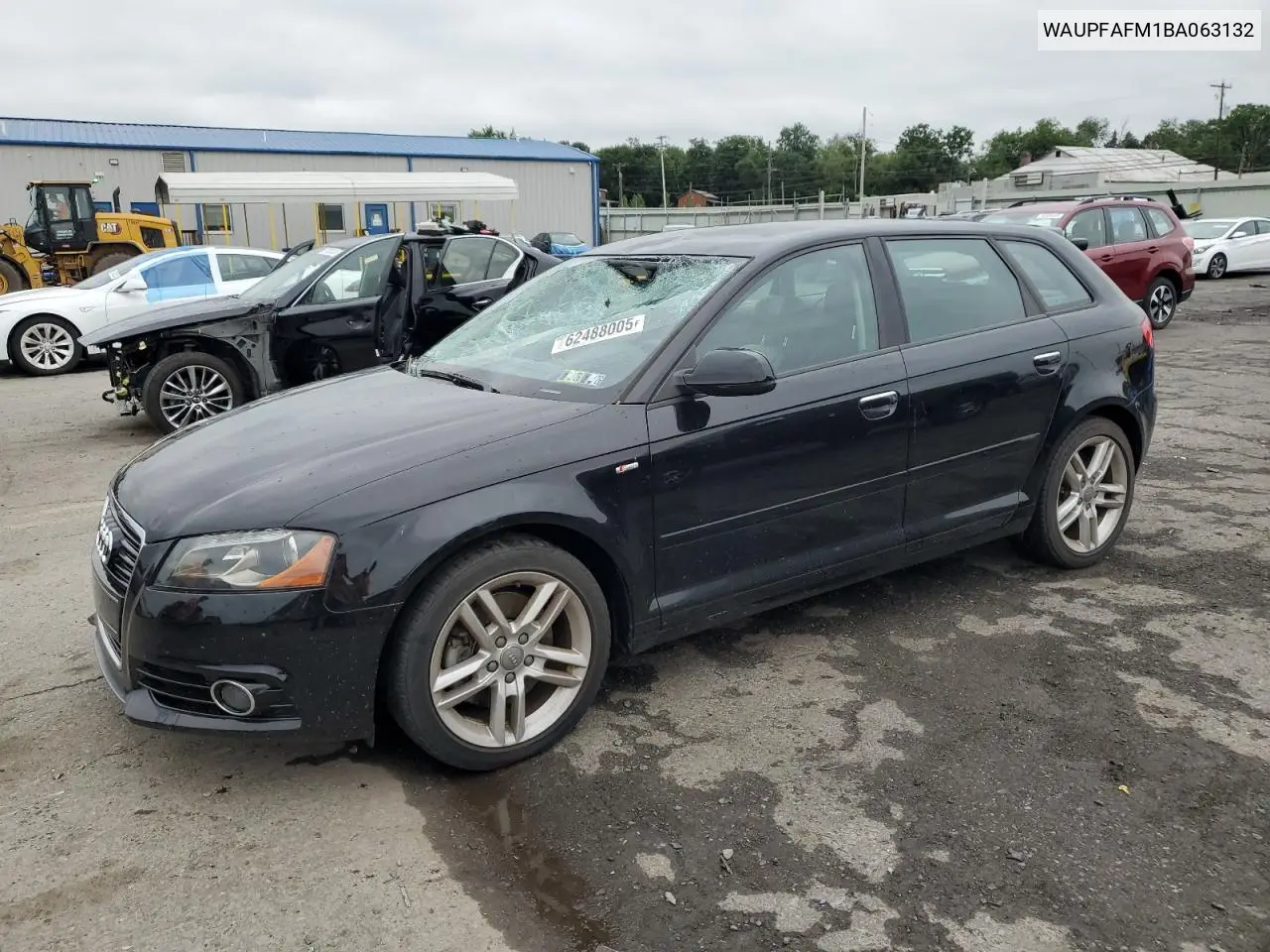 2011 Audi A3 Premium Plus VIN: WAUPFAFM1BA063132 Lot: 62488005