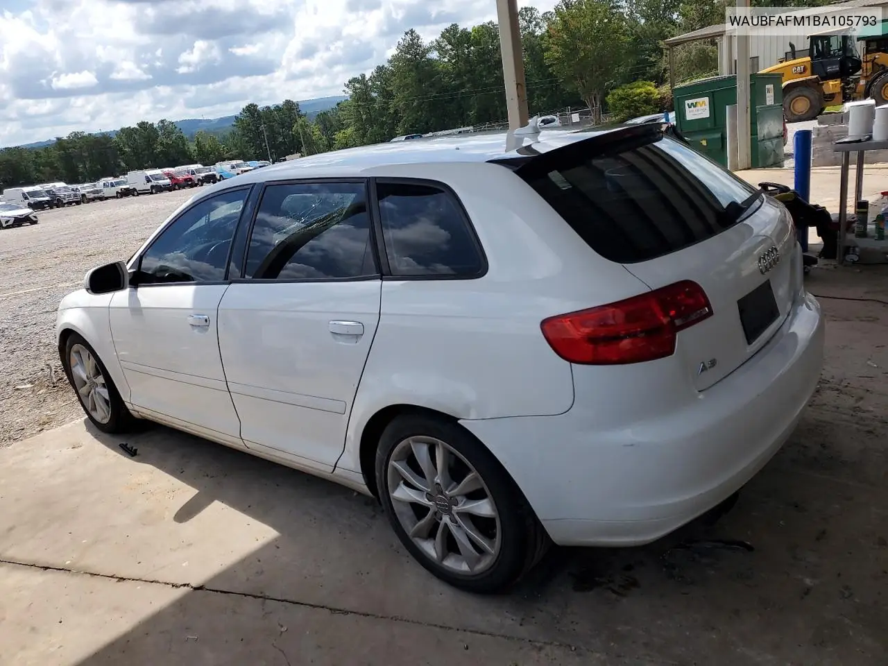 2011 Audi A3 Premium VIN: WAUBFAFM1BA105793 Lot: 63248545