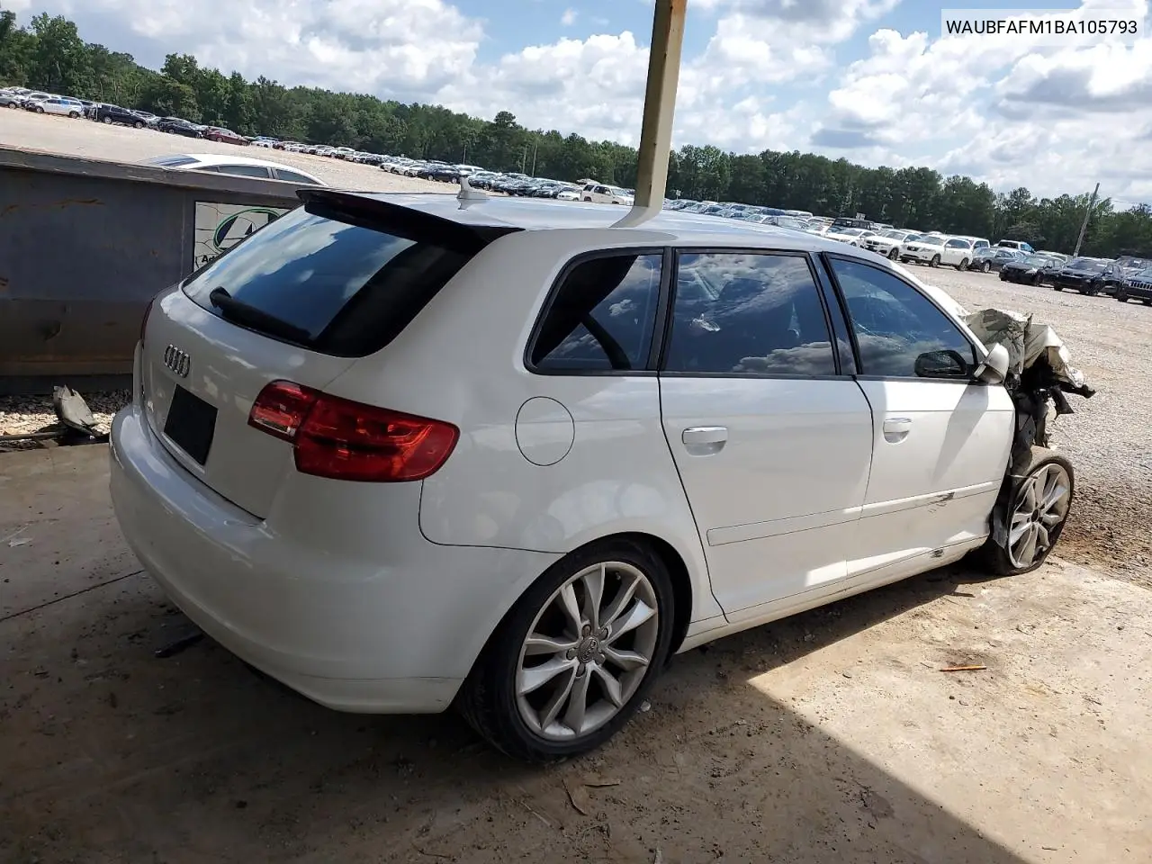2011 Audi A3 Premium VIN: WAUBFAFM1BA105793 Lot: 63248545
