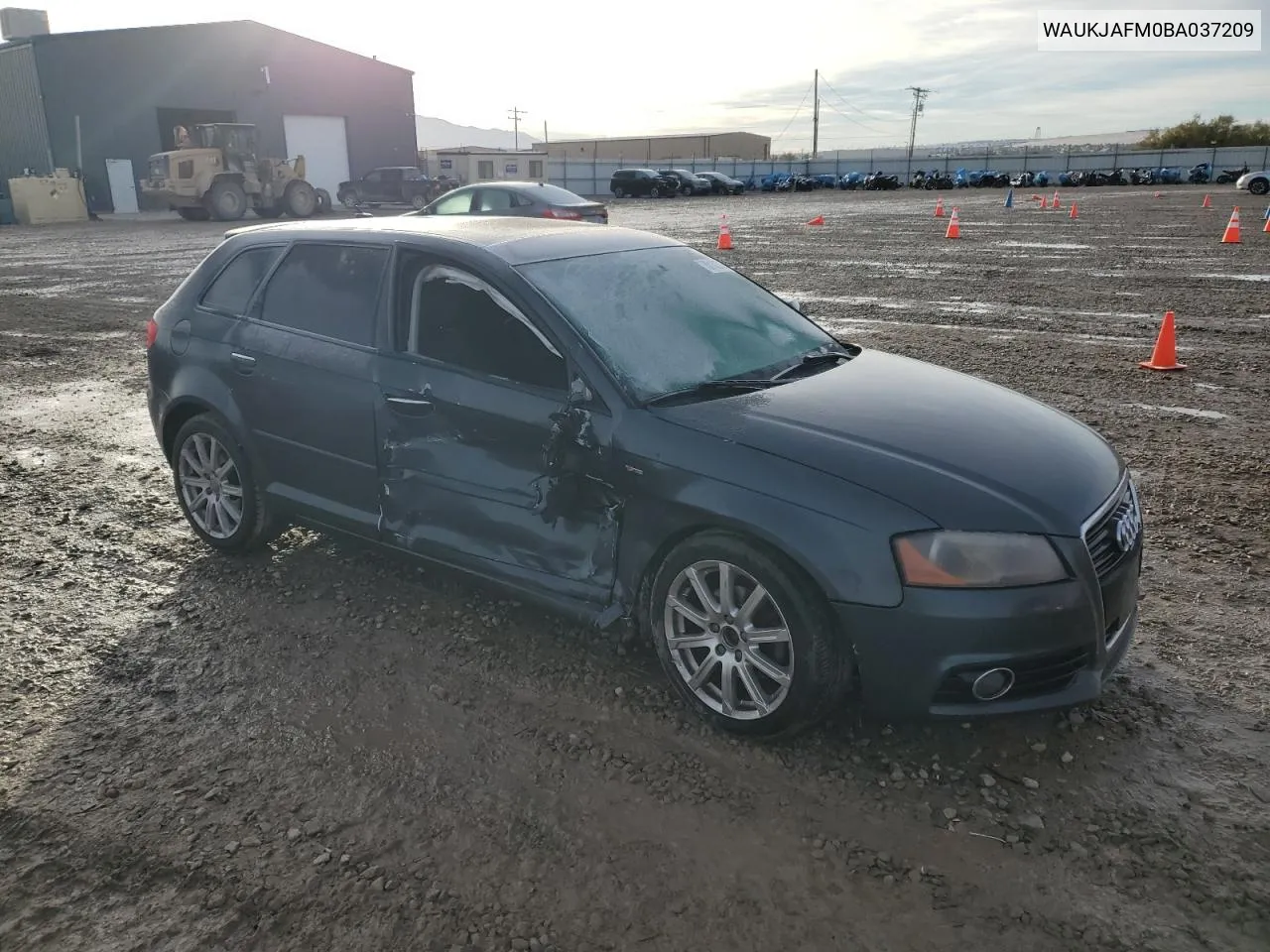 2011 Audi A3 Premium Plus VIN: WAUKJAFM0BA037209 Lot: 80162204