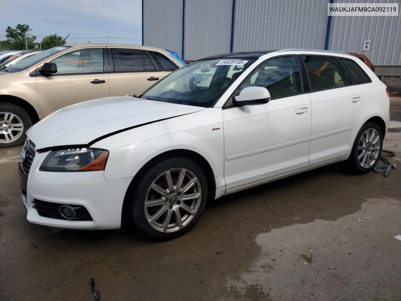 2012 Audi A3 Premium Plus VIN: WAUKJAFM8CA092119 Lot: 54828195