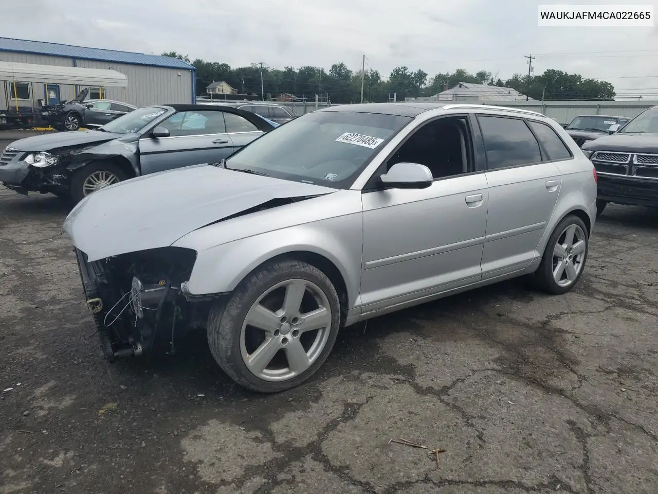 2012 Audi A3 Premium Plus VIN: WAUKJAFM4CA022665 Lot: 62270485