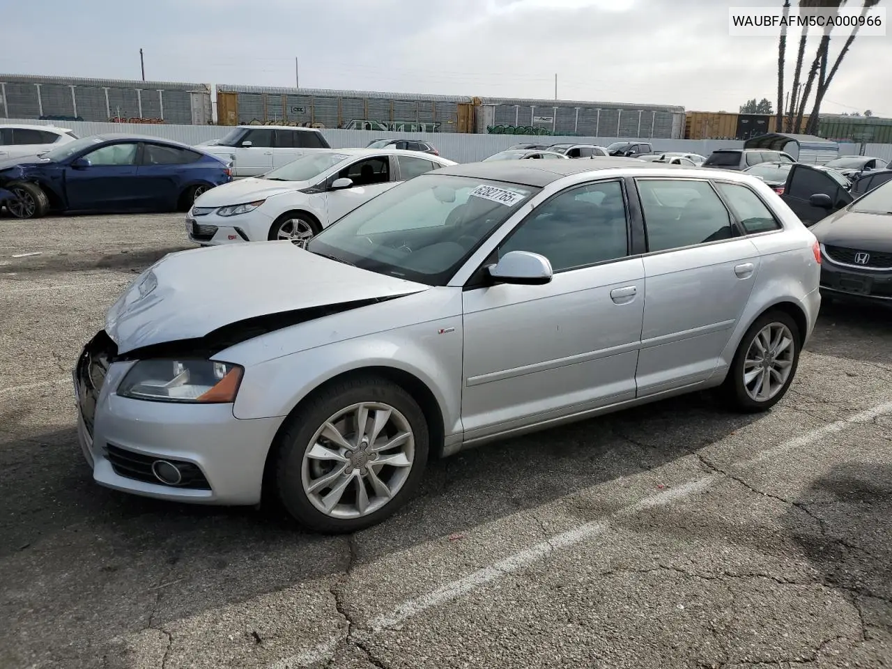 2012 Audi A3 Premium VIN: WAUBFAFM5CA000966 Lot: 62827765