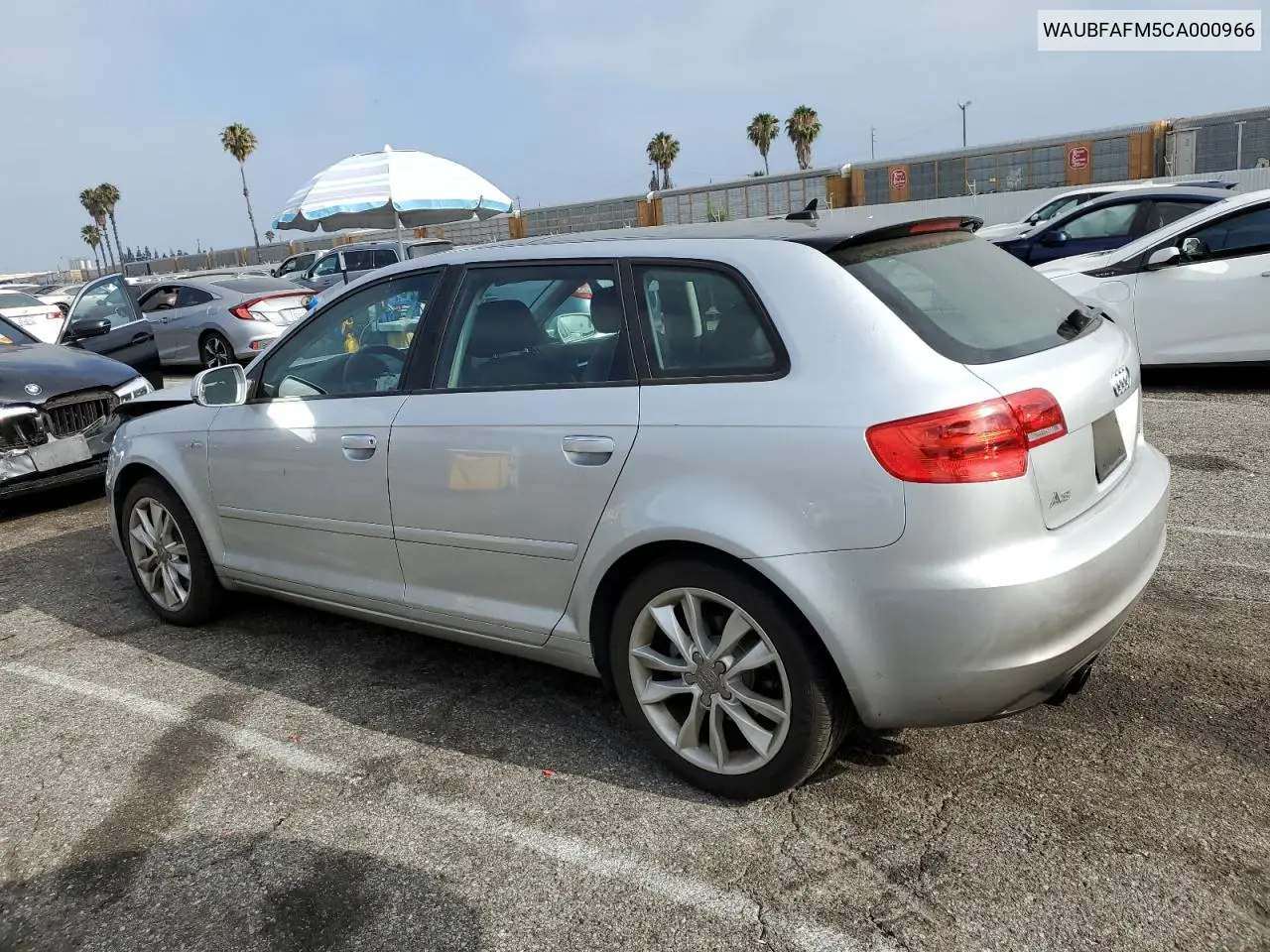 2012 Audi A3 Premium VIN: WAUBFAFM5CA000966 Lot: 62827765