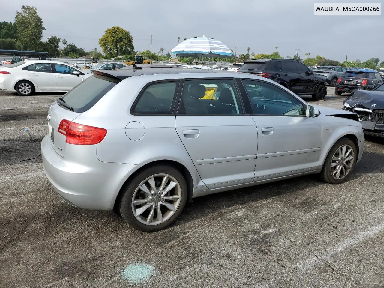 2012 Audi A3 Premium VIN: WAUBFAFM5CA000966 Lot: 62827765