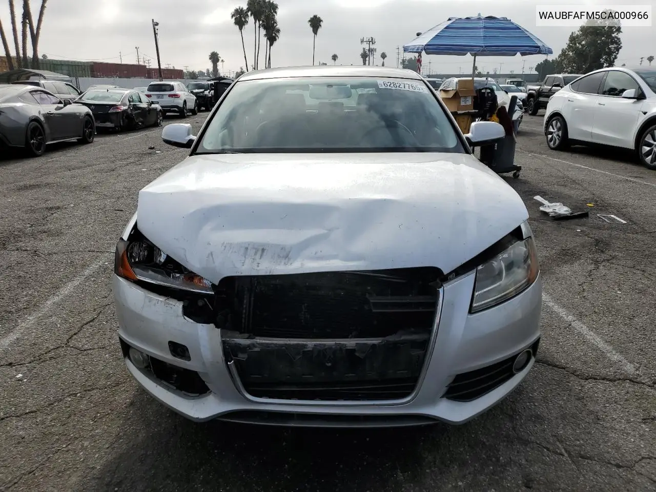 2012 Audi A3 Premium VIN: WAUBFAFM5CA000966 Lot: 62827765