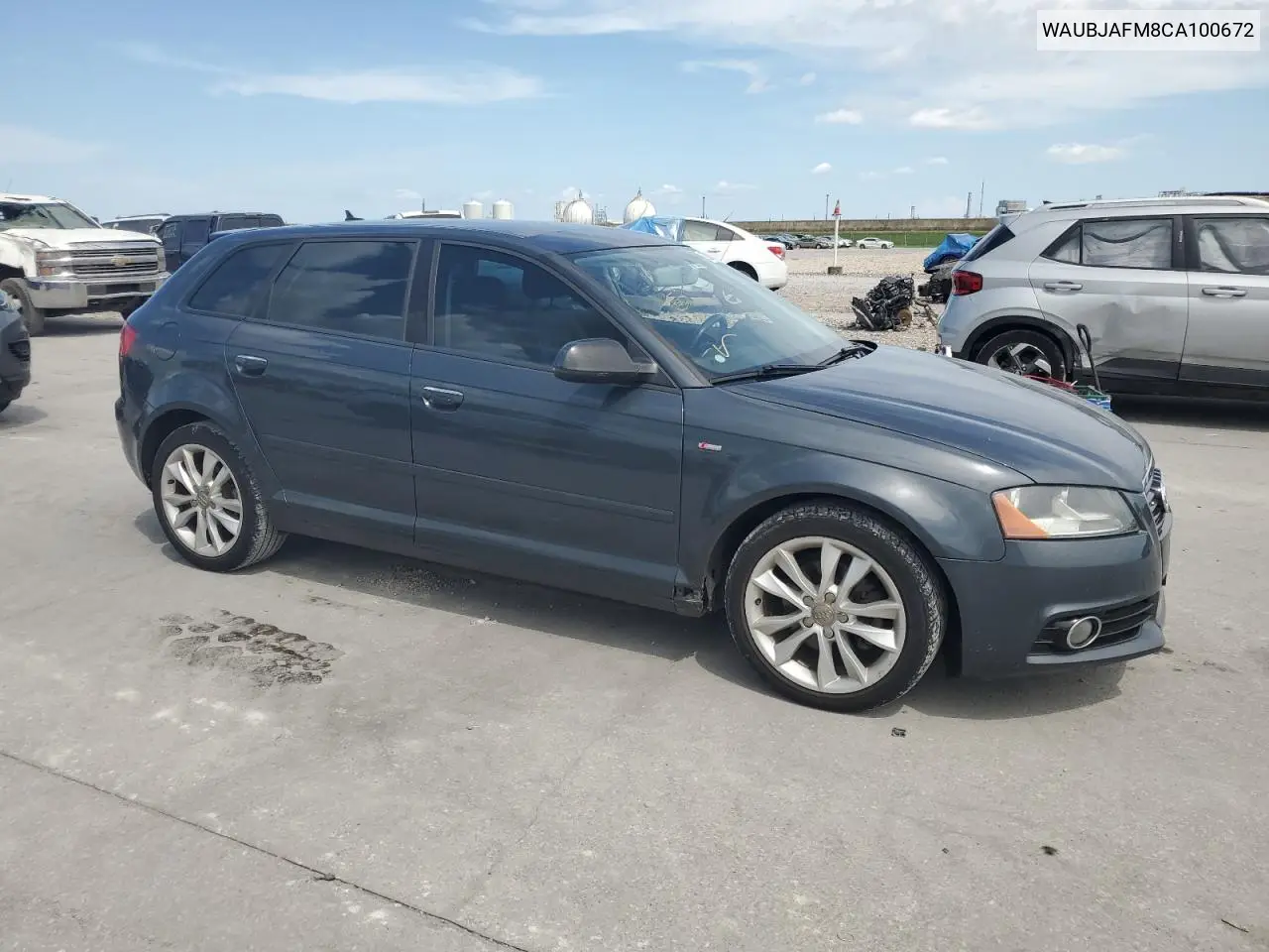 2012 Audi A3 Premium VIN: WAUBJAFM8CA100672 Lot: 62847225
