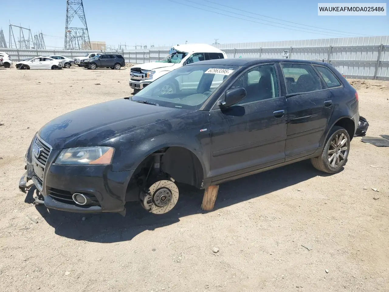 2013 Audi A3 Premium Plus VIN: WAUKEAFM0DA025486 Lot: 62963395