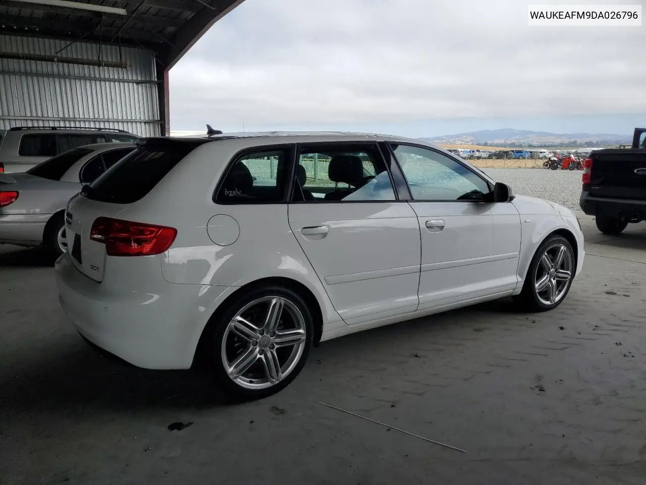 2013 Audi A3 Premium Plus VIN: WAUKEAFM9DA026796 Lot: 63490095