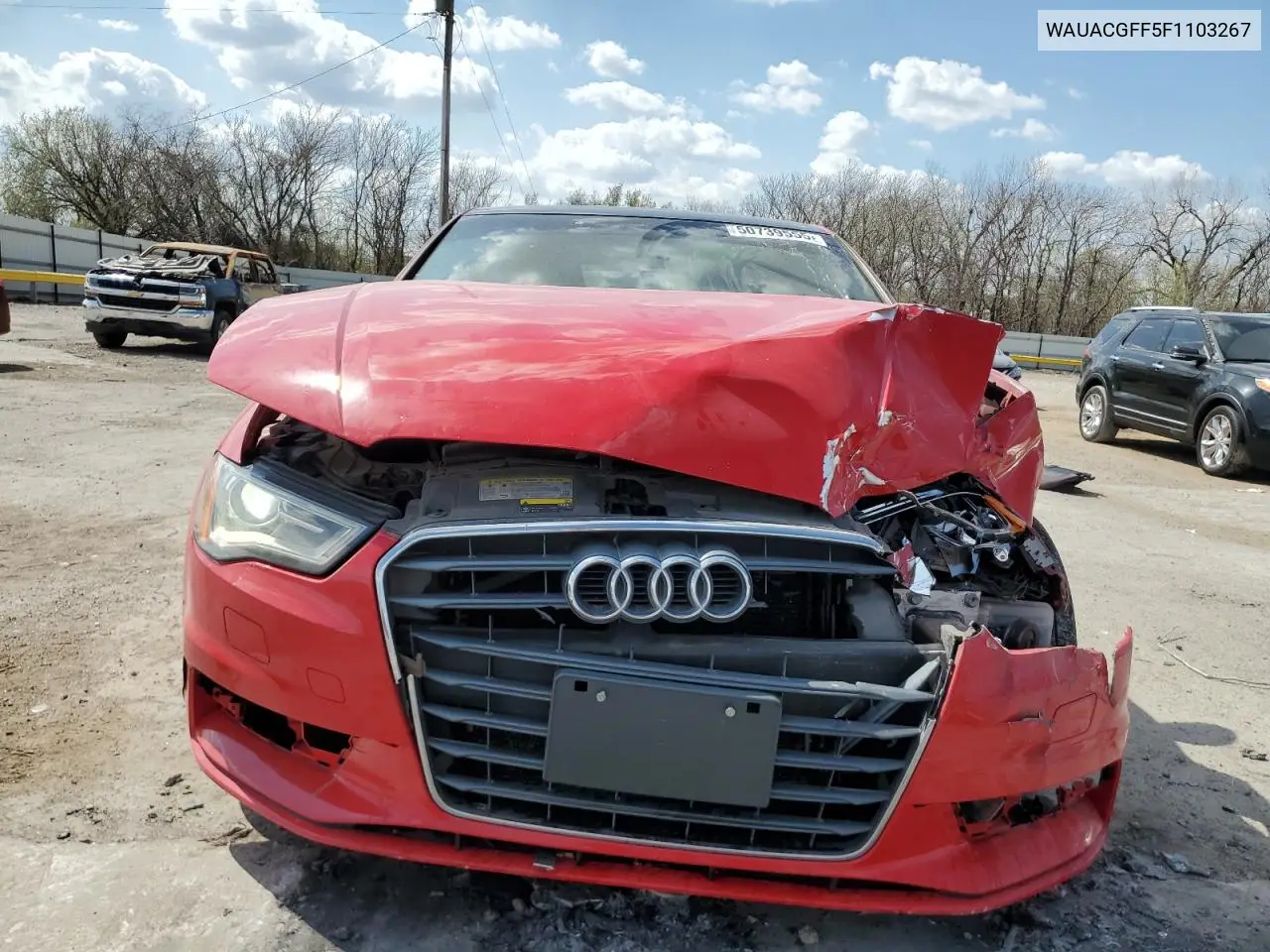 2015 Audi A3 Premium VIN: WAUACGFF5F1103267 Lot: 50739555