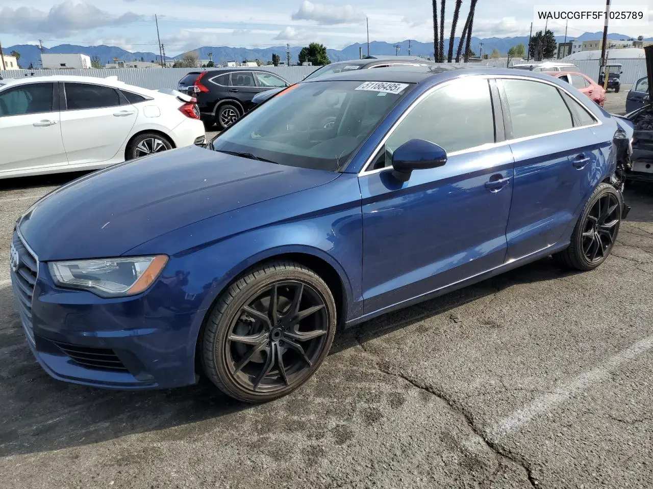 2015 Audi A3 Premium Plus VIN: WAUCCGFF5F1025789 Lot: 51186495