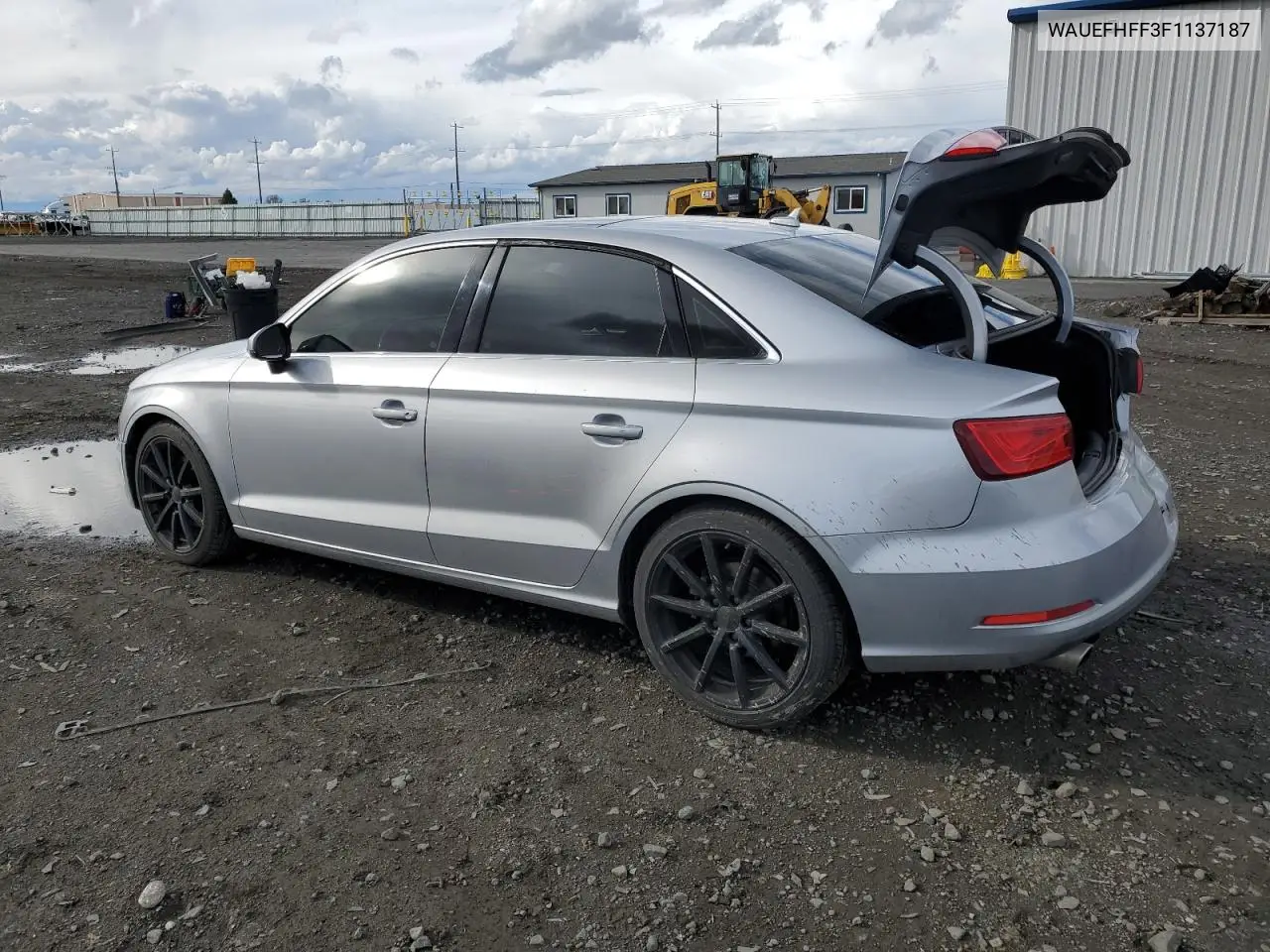 2015 Audi A3 Premium Plus VIN: WAUEFHFF3F1137187 Lot: 52042745