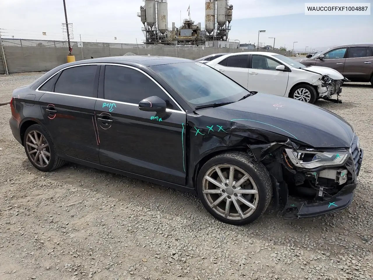 2015 Audi A3 Premium Plus VIN: WAUCCGFFXF1004887 Lot: 56166895