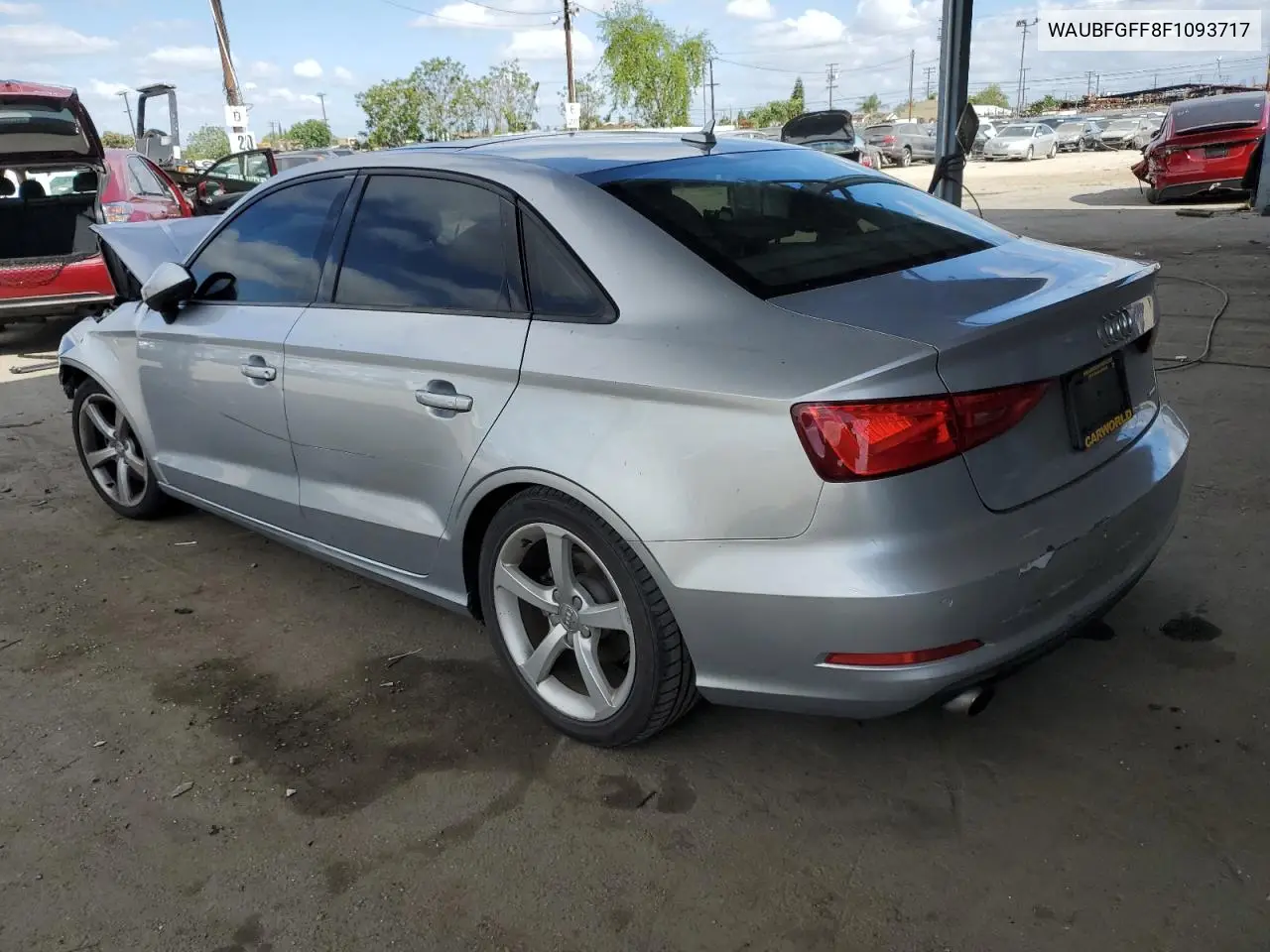 2015 Audi A3 Premium VIN: WAUBFGFF8F1093717 Lot: 56733915