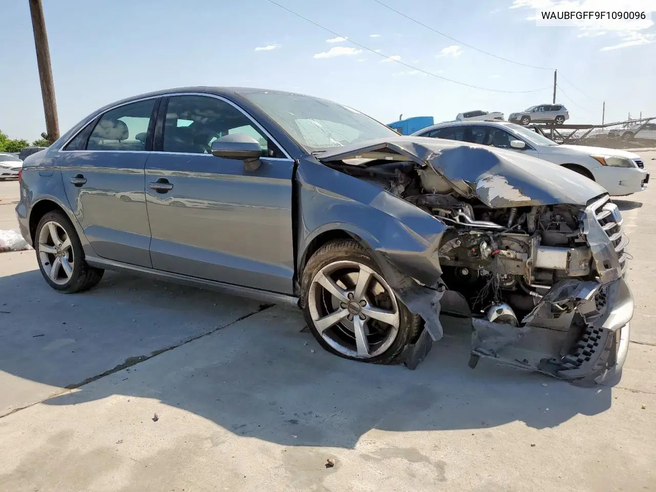 2015 Audi A3 Premium VIN: WAUBFGFF9F1090096 Lot: 56778915