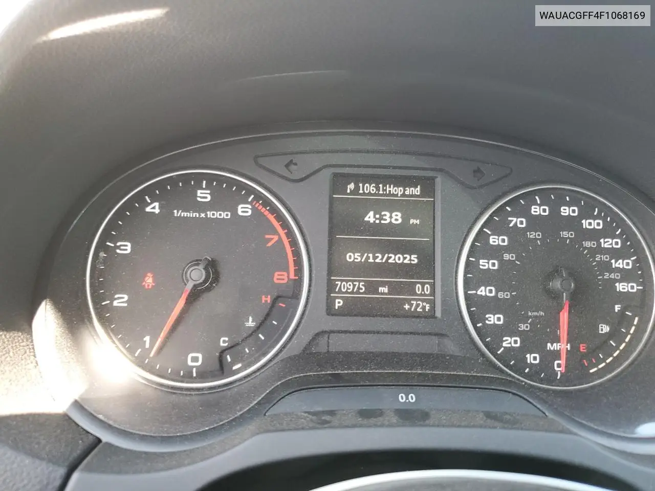 2015 Audi A3 Premium VIN: WAUACGFF4F1068169 Lot: 56946325