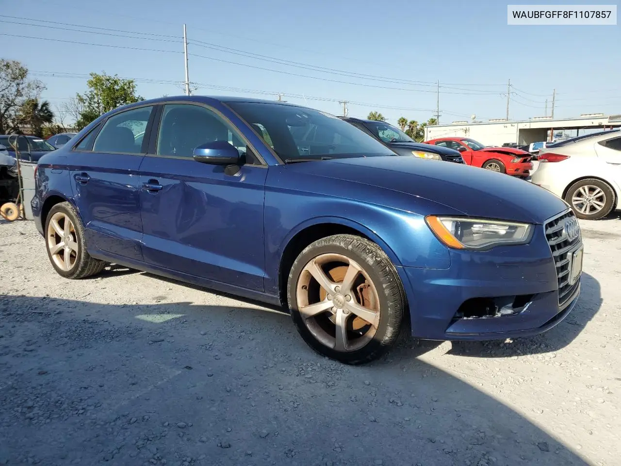 2015 Audi A3 Premium VIN: WAUBFGFF8F1107857 Lot: 57100305