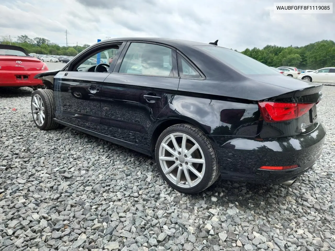 2015 Audi A3 Premium VIN: WAUBFGFF8F1119085 Lot: 61950445