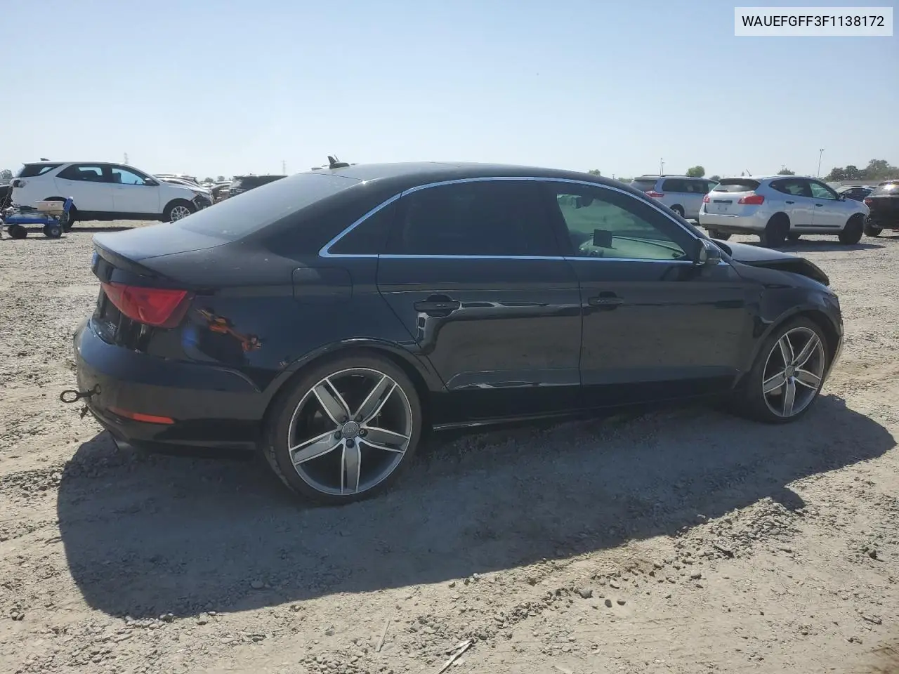 2015 Audi A3 Premium Plus VIN: WAUEFGFF3F1138172 Lot: 62034935
