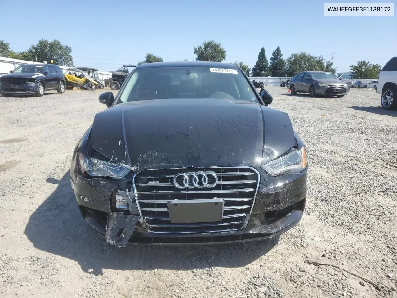 2015 Audi A3 Premium Plus VIN: WAUEFGFF3F1138172 Lot: 62034935
